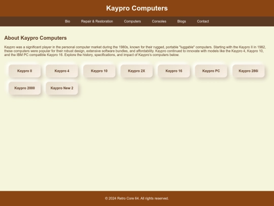kaypro screenshot