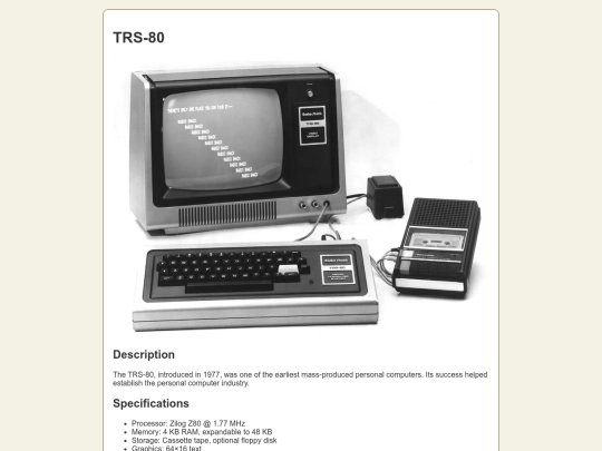 trs-80 screenshot