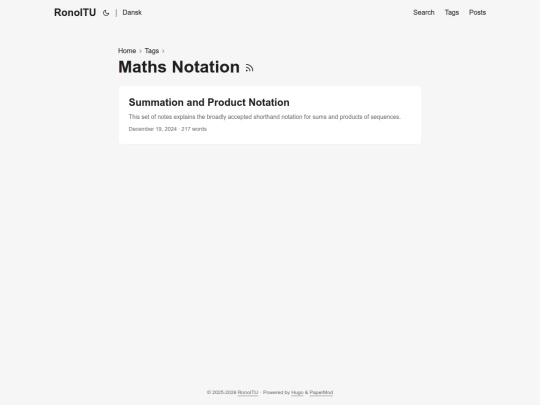 tags/maths-notation screenshot
