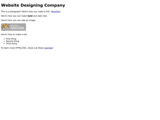index screenshot