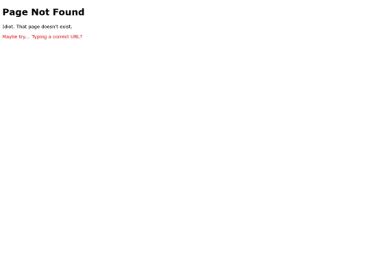 not_found screenshot