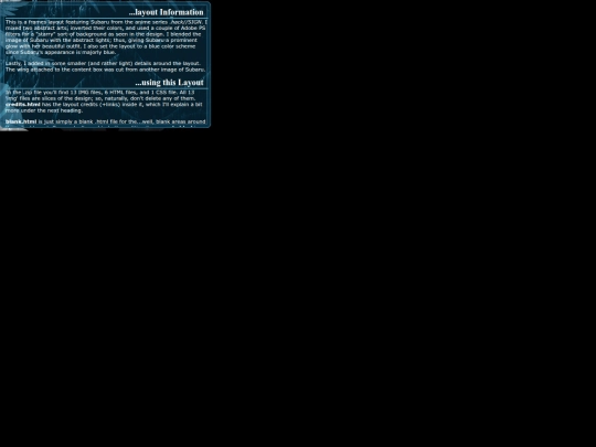 TEST LAYOUT/content screenshot