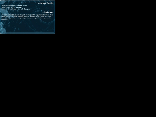 TEST LAYOUT/credits screenshot