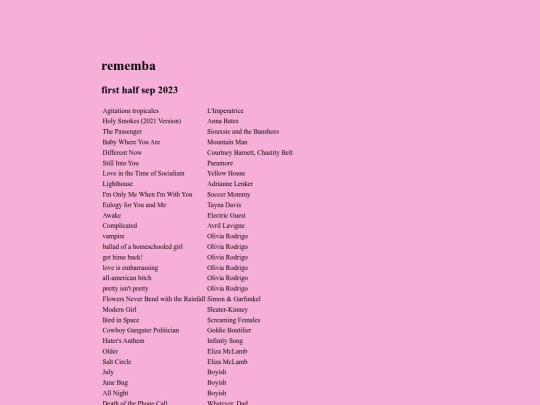 playlists/rememba screenshot
