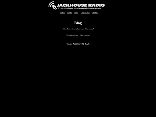 blog screenshot