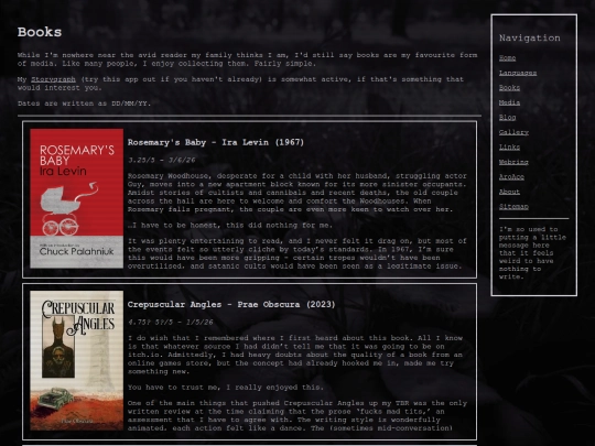 books screenshot