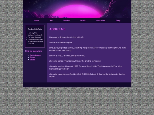 aboutme screenshot