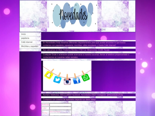 index screenshot