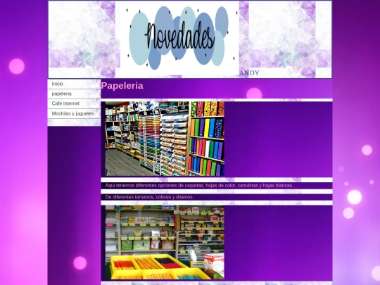 paginas/papeleria screenshot