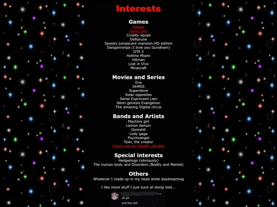 Interests.com/Interests screenshot