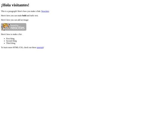 index screenshot