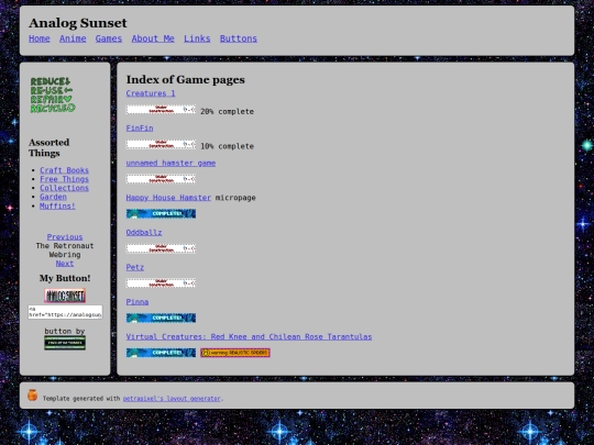 games screenshot