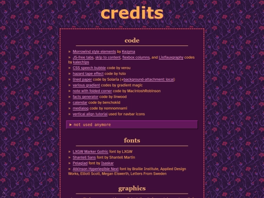 credits screenshot