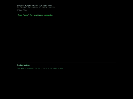 games/cmd screenshot