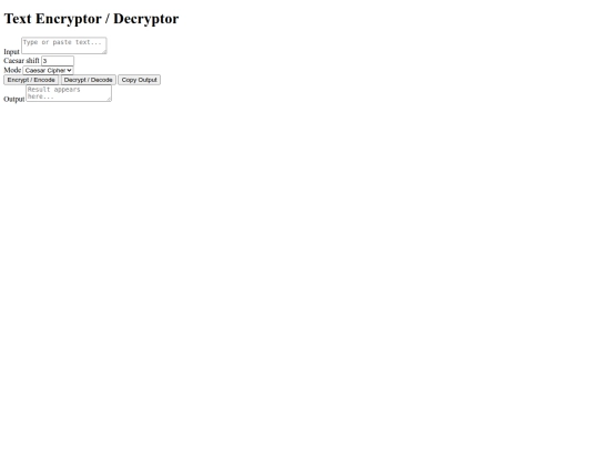 utility /decrypt and ecrypt/encryptor screenshot