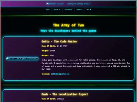 AboutUs screenshot