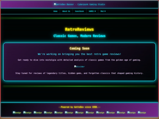 RetroReviews screenshot