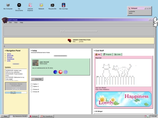 index screenshot