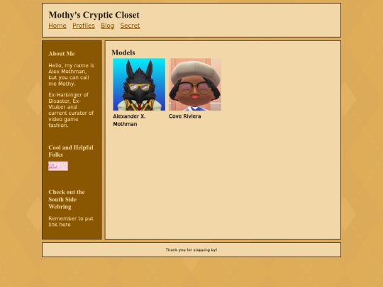 Profiles screenshot