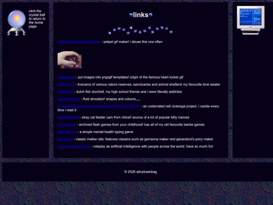rambles/coolsites screenshot