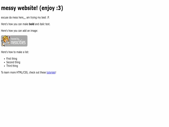 index screenshot