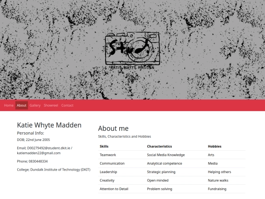 PortfolioCA3/about screenshot
