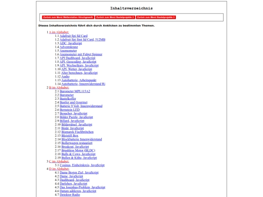 pages5/Inhaltsverzeichnis screenshot