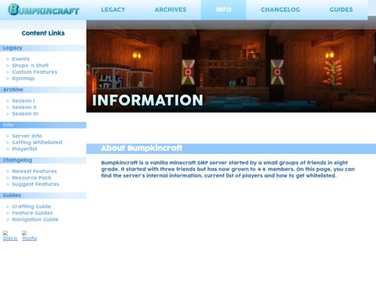 info screenshot