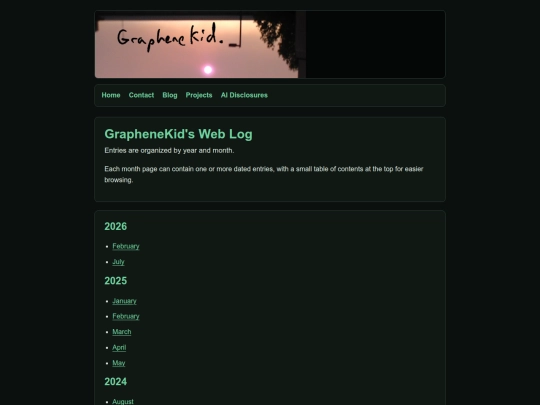 blog screenshot