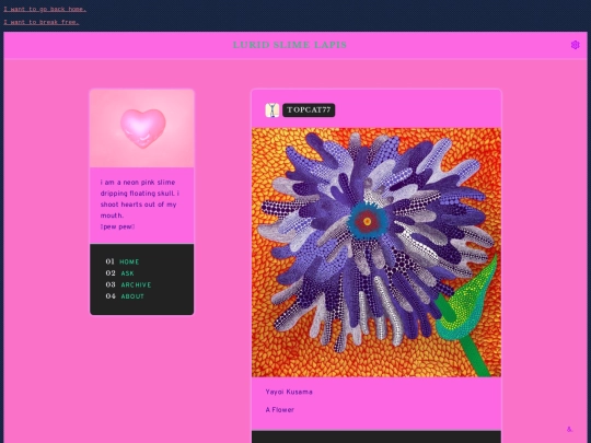 tumblog screenshot