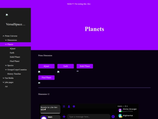 Home Pages/Planets screenshot