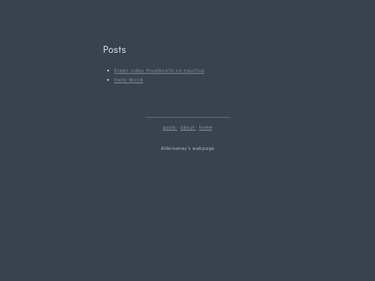 posts screenshot