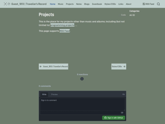 projects screenshot