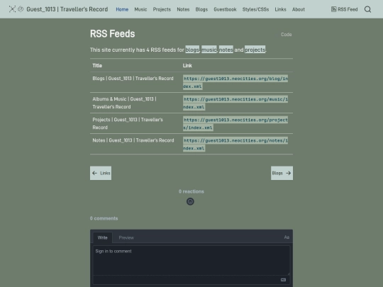 rss screenshot