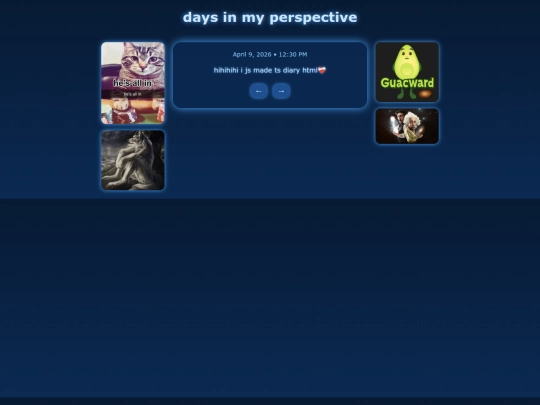 diary screenshot