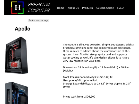 Apollo screenshot