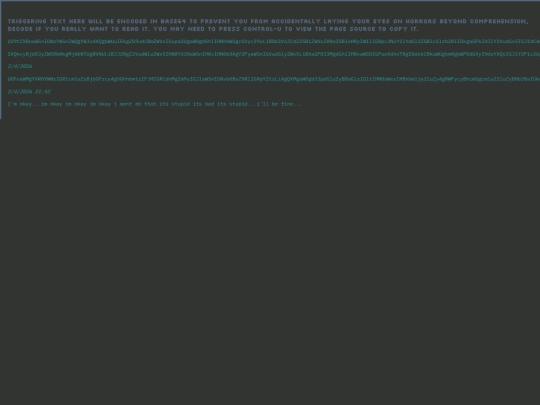 TriggerWarning screenshot