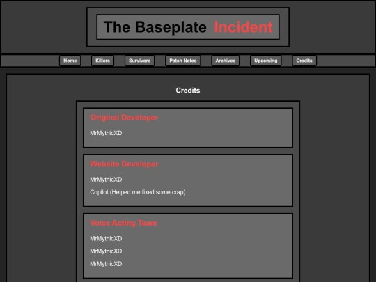 credits screenshot