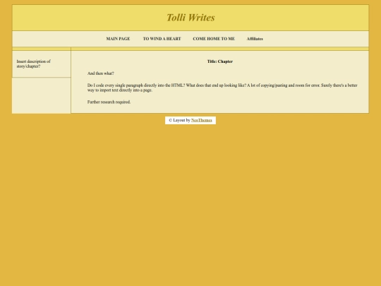 chapterblank screenshot