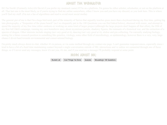 pages/webmaster/about screenshot