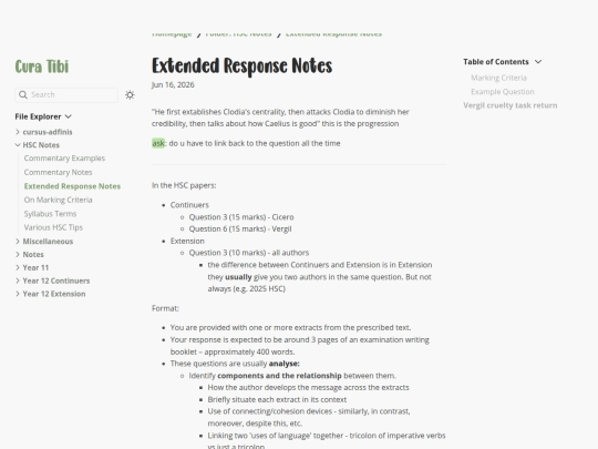 latin-notes/hsc/extended-response screenshot
