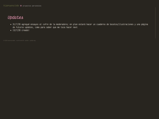 updates screenshot