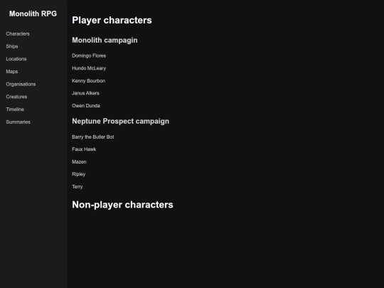characters/characters screenshot