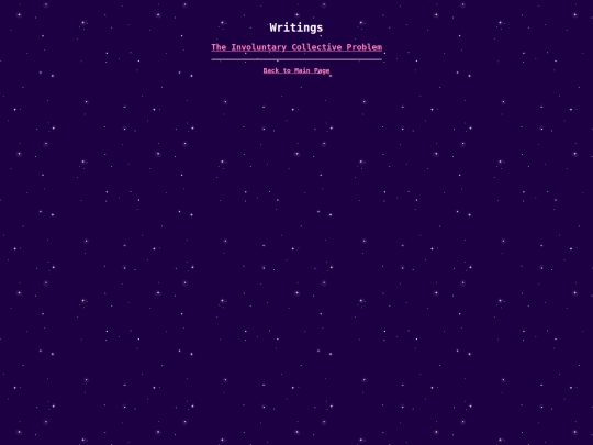 html/writings screenshot