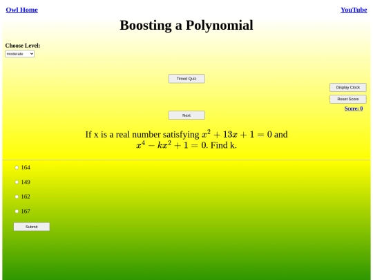 Boosting a Polynomial/poly screenshot