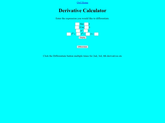 Derivative Calculator/derivative screenshot