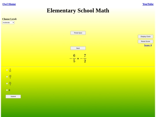 Elementary School Math/elementary screenshot