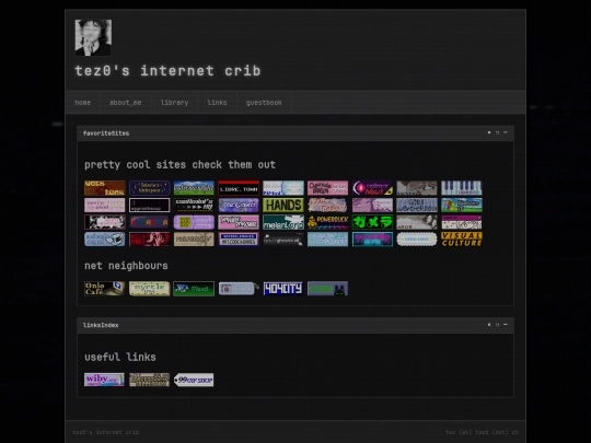 links screenshot