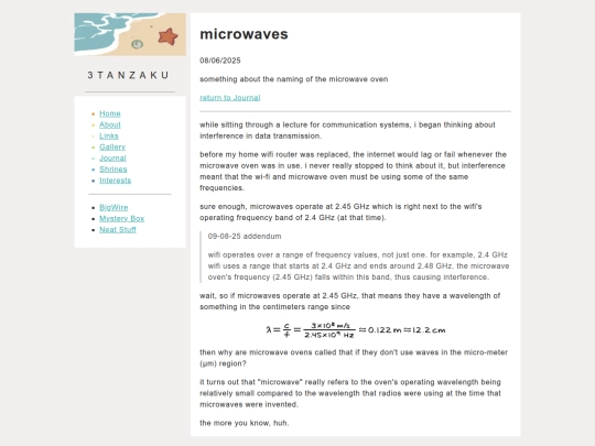 journal/microwaves screenshot