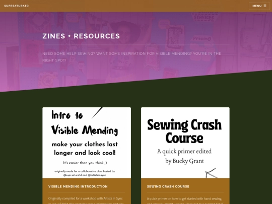 zines screenshot